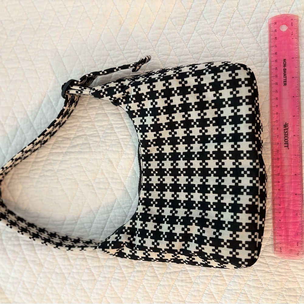 BAGGU NWT Mini Nylon Shoulder Bag Pixel Gingham HTF Not Made Anymore - Picture 2 of 4